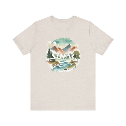 Unisex Short Sleeve Tee - Watercolor 202