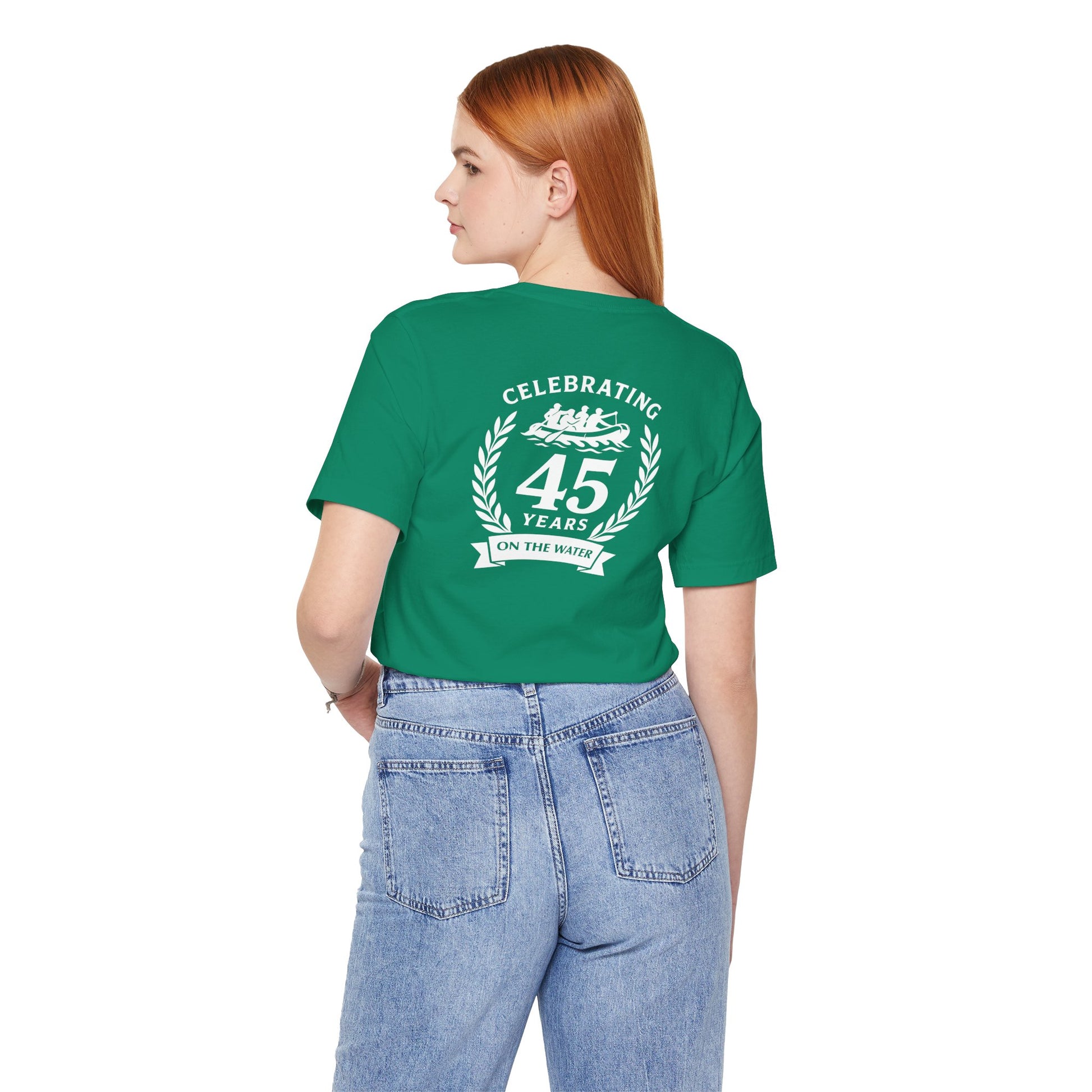 SOTAR White Logo Celebrating 45 Years Unisex Tee, Commemorative Shirt, Whitewater Rafting Anniversary T-Shirt
