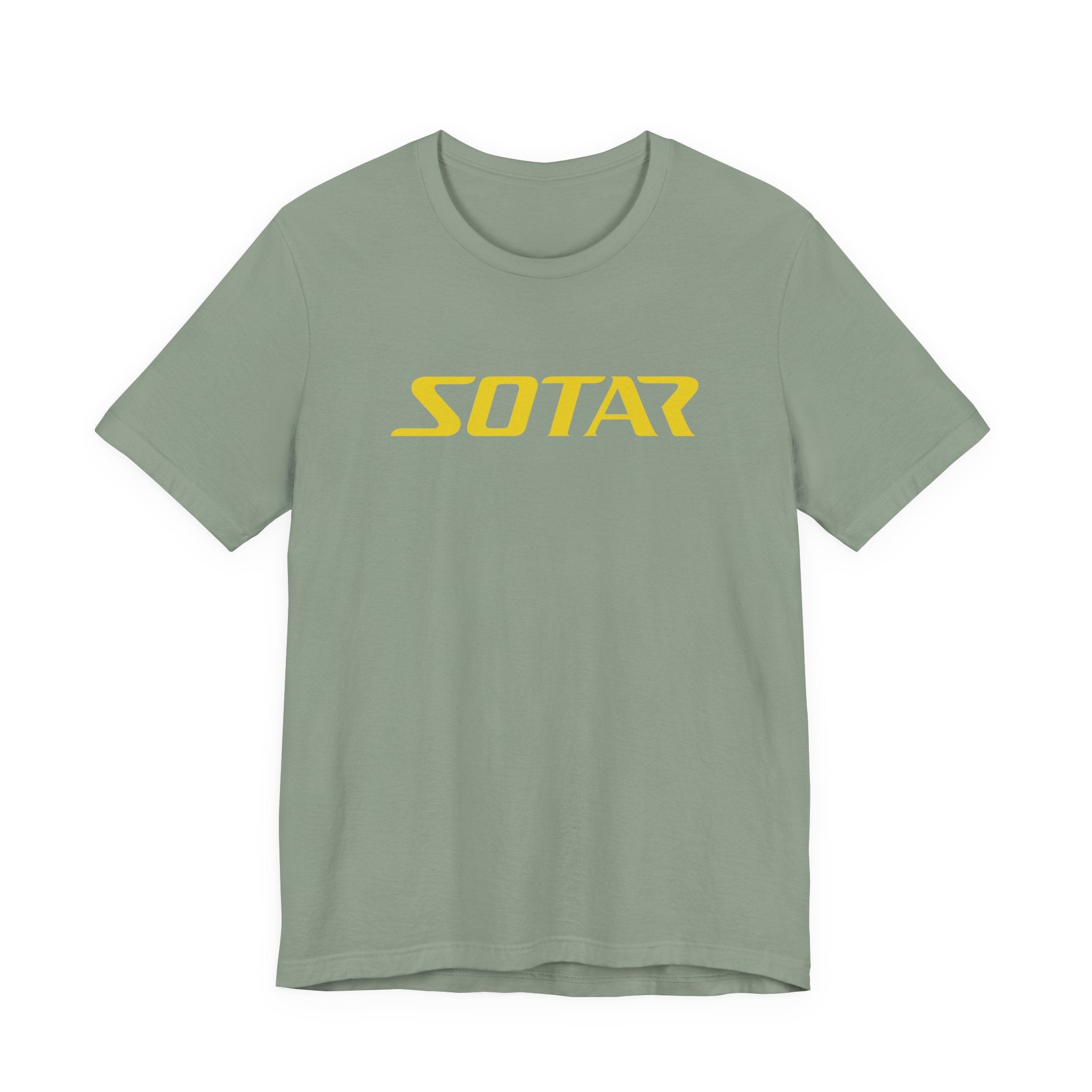 SOTAR Yellow LOGO Graphic Tee - Unisex Casual T-Shirt, Everyday Outdoor