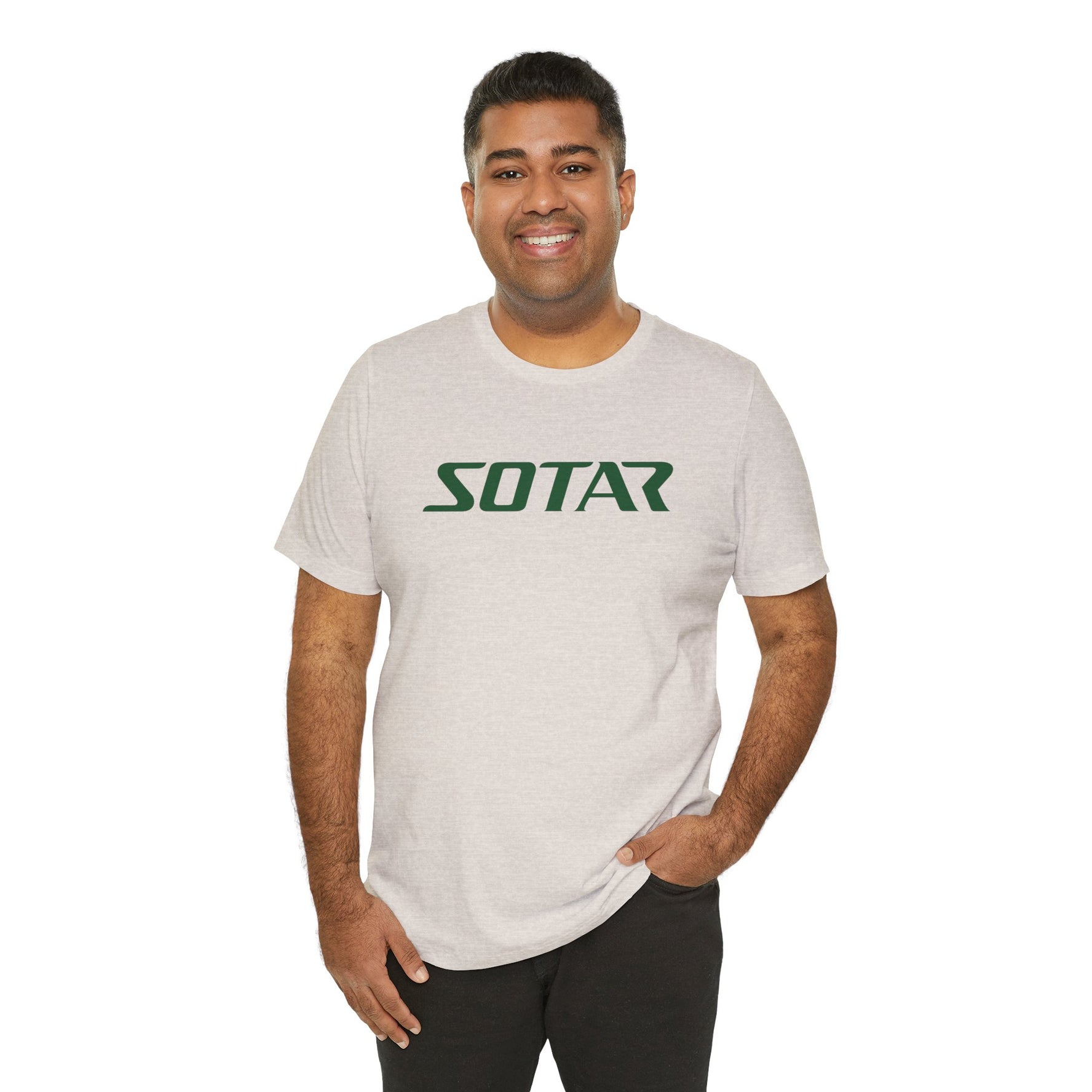 SOTAR Green LOGO Graphic Tee - Unisex Casual T-Shirt, Everyday Outdoor