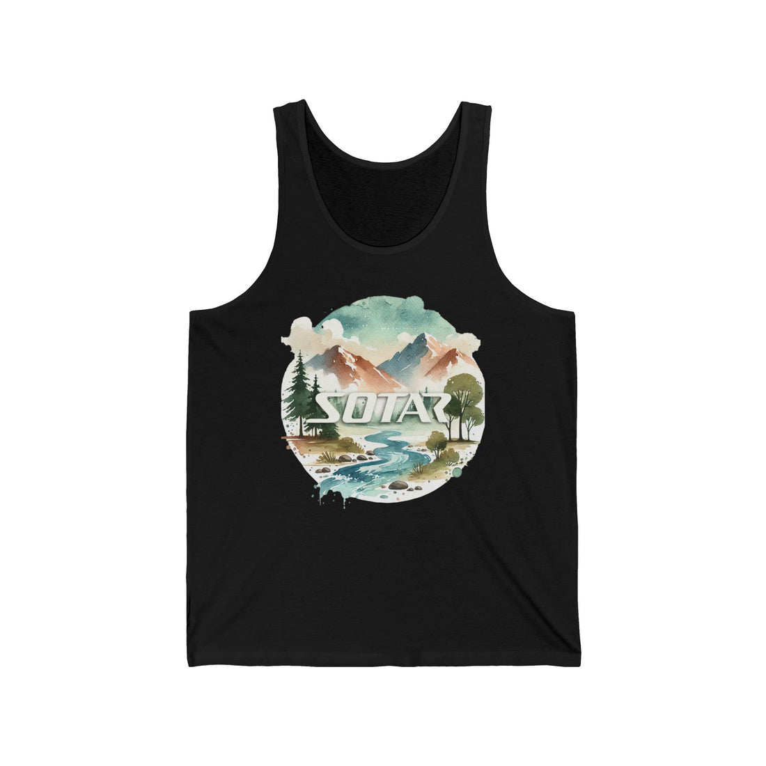 Unisex Jersey Tank - Watercolor 201