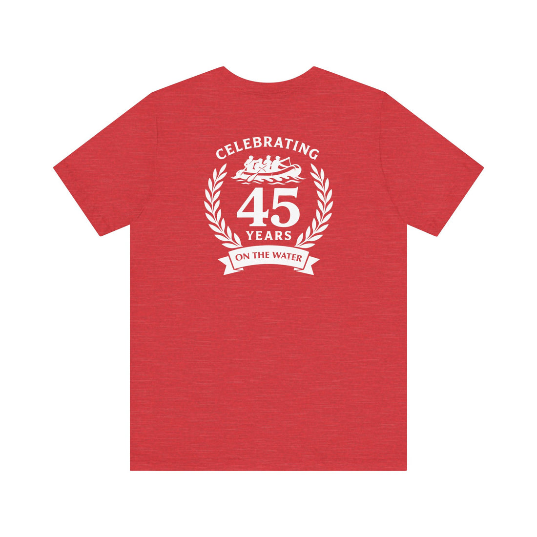 SOTAR White Logo Celebrating 45 Years Unisex Tee, Commemorative Shirt, Whitewater Rafting Anniversary T-Shirt
