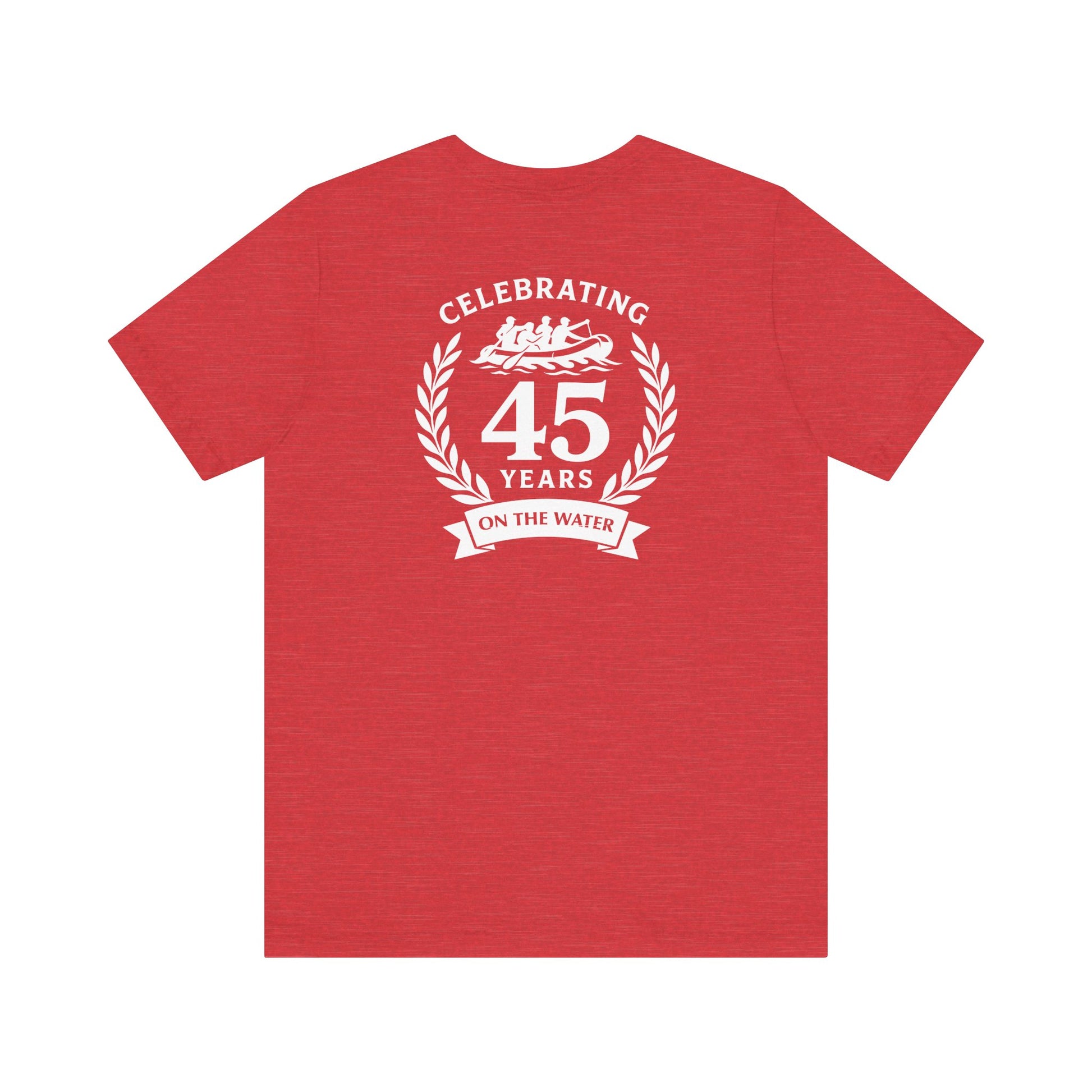 SOTAR White Logo Celebrating 45 Years Unisex Tee, Commemorative Shirt, Whitewater Rafting Anniversary T-Shirt