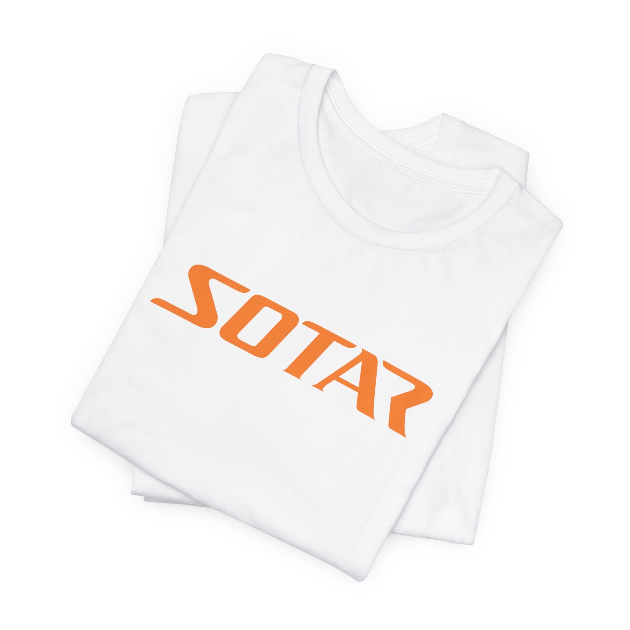SOTAR Orange LOGO Graphic Tee - Unisex Casual T-Shirt, Everyday Outdoor