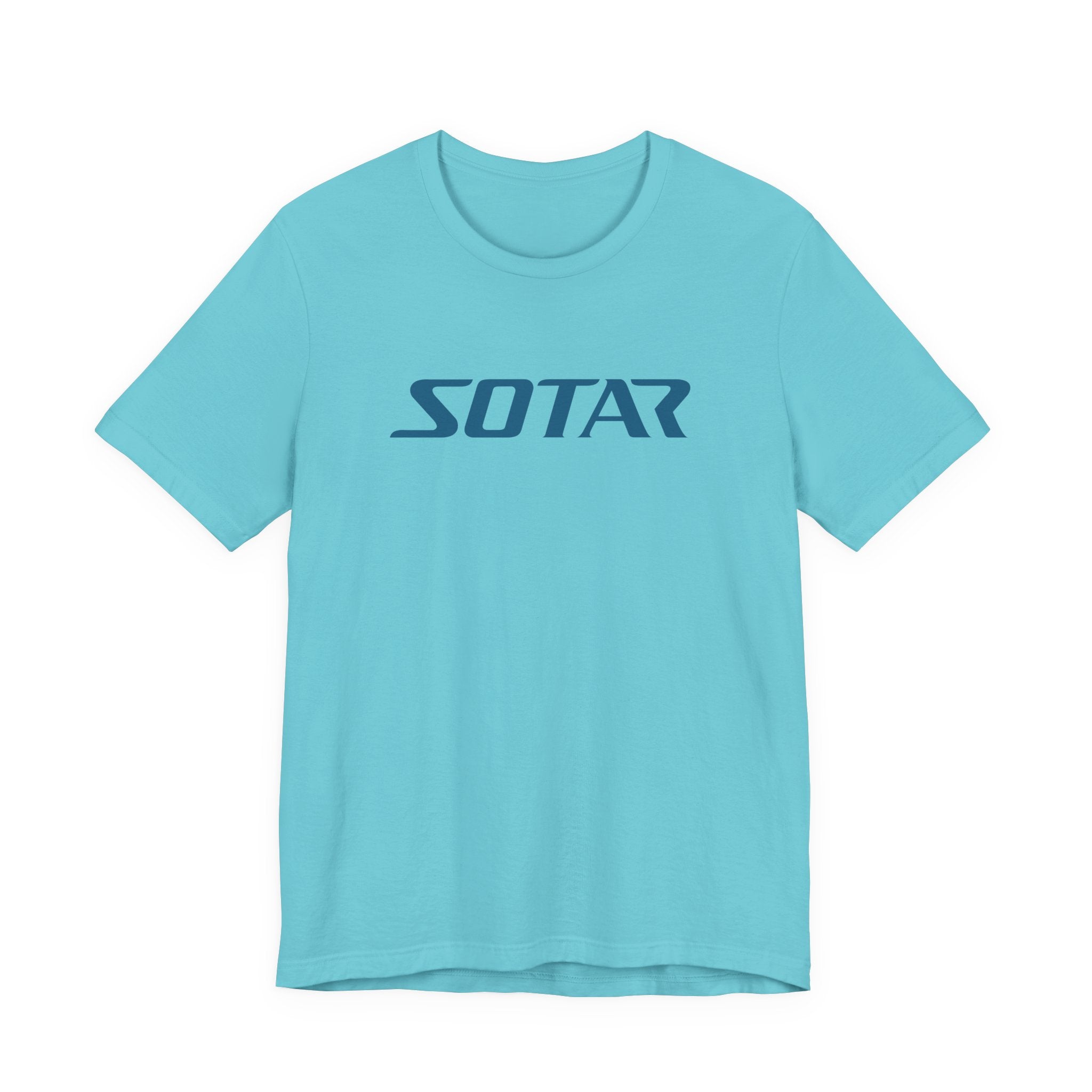 SOTAR Teal LOGO Graphic Tee - Unisex Casual T-Shirt, Everyday Outdoor