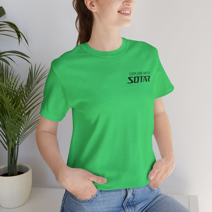 I Explore with SOTAR Black Logo - Liquid SL Series T-Shirt