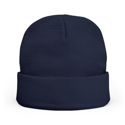 SOTAR White Logo Cozy Embroidered Knit Beanie | Warm Winter Hat