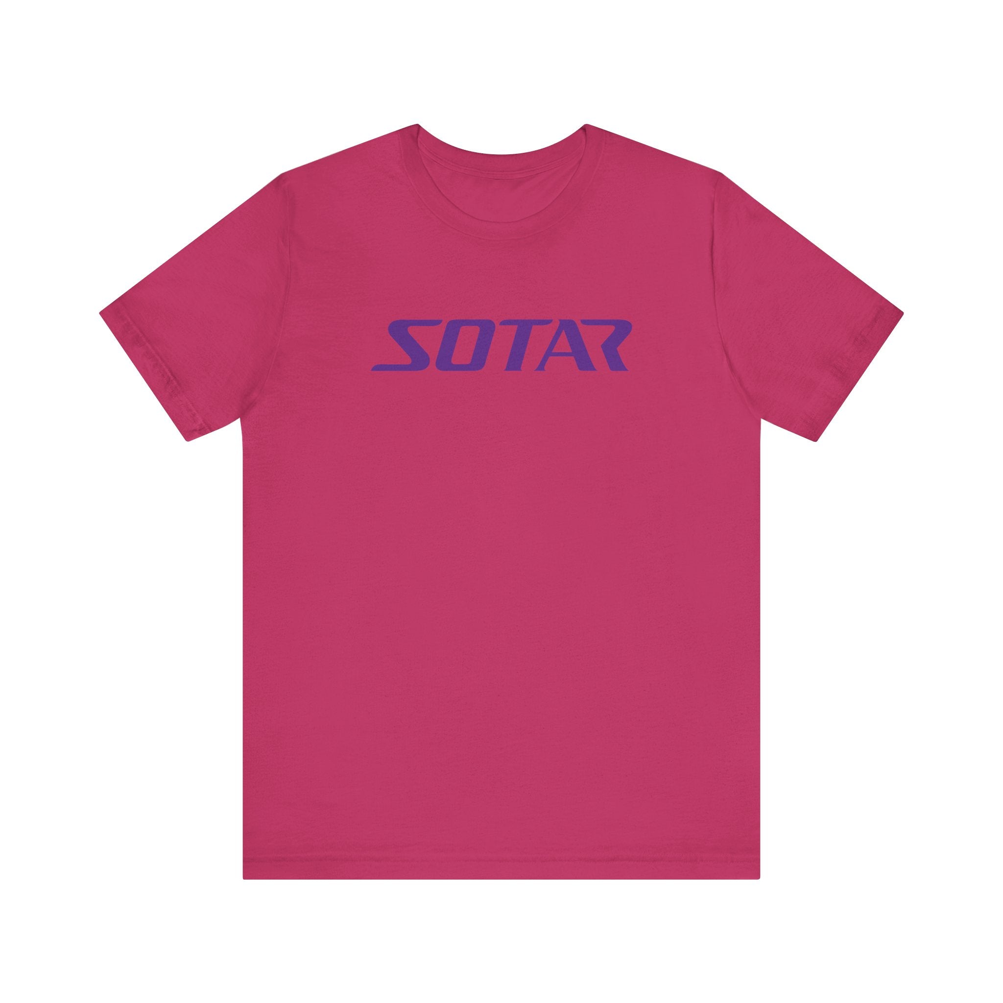 SOTAR Purple LOGO Graphic Tee - Unisex Casual T-Shirt, Everyday Outdoor
