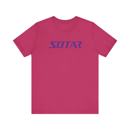 SOTAR Purple LOGO Graphic Tee - Unisex Casual T-Shirt, Everyday Outdoor