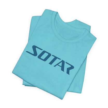 SOTAR Teal LOGO Graphic Tee - Unisex Casual T-Shirt, Everyday Outdoor
