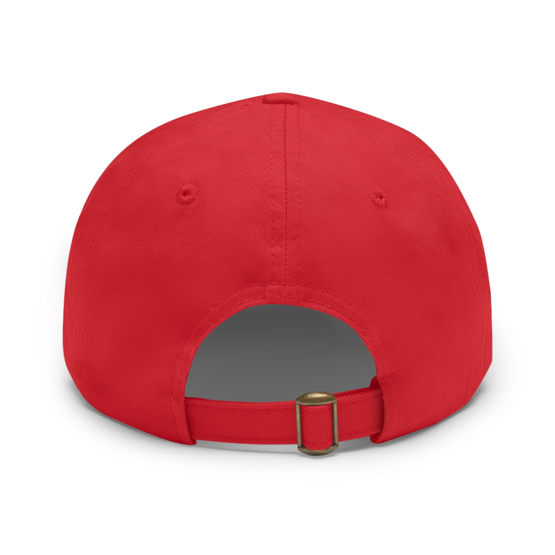 Dad Buckle Cap Hat - SOTAR White LOGO Leather Patch
