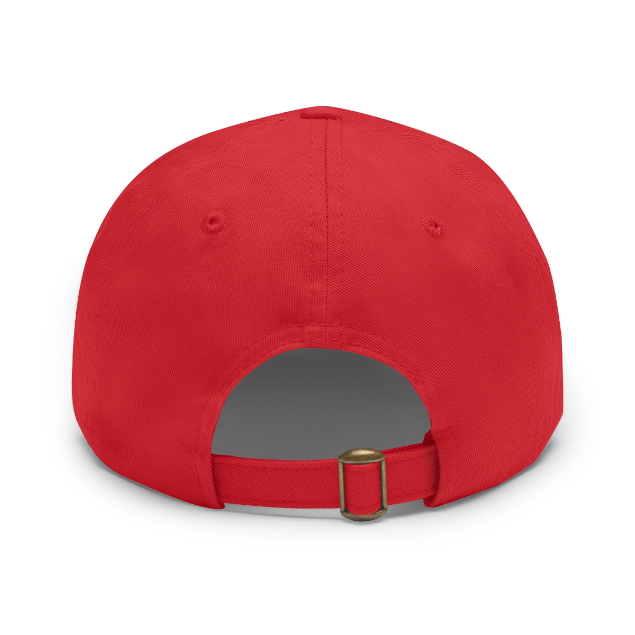 Dad Buckle Cap Hat - SOTAR White LOGO Leather Patch