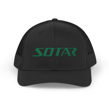 Snapback Trucker Cap - Green Logo
