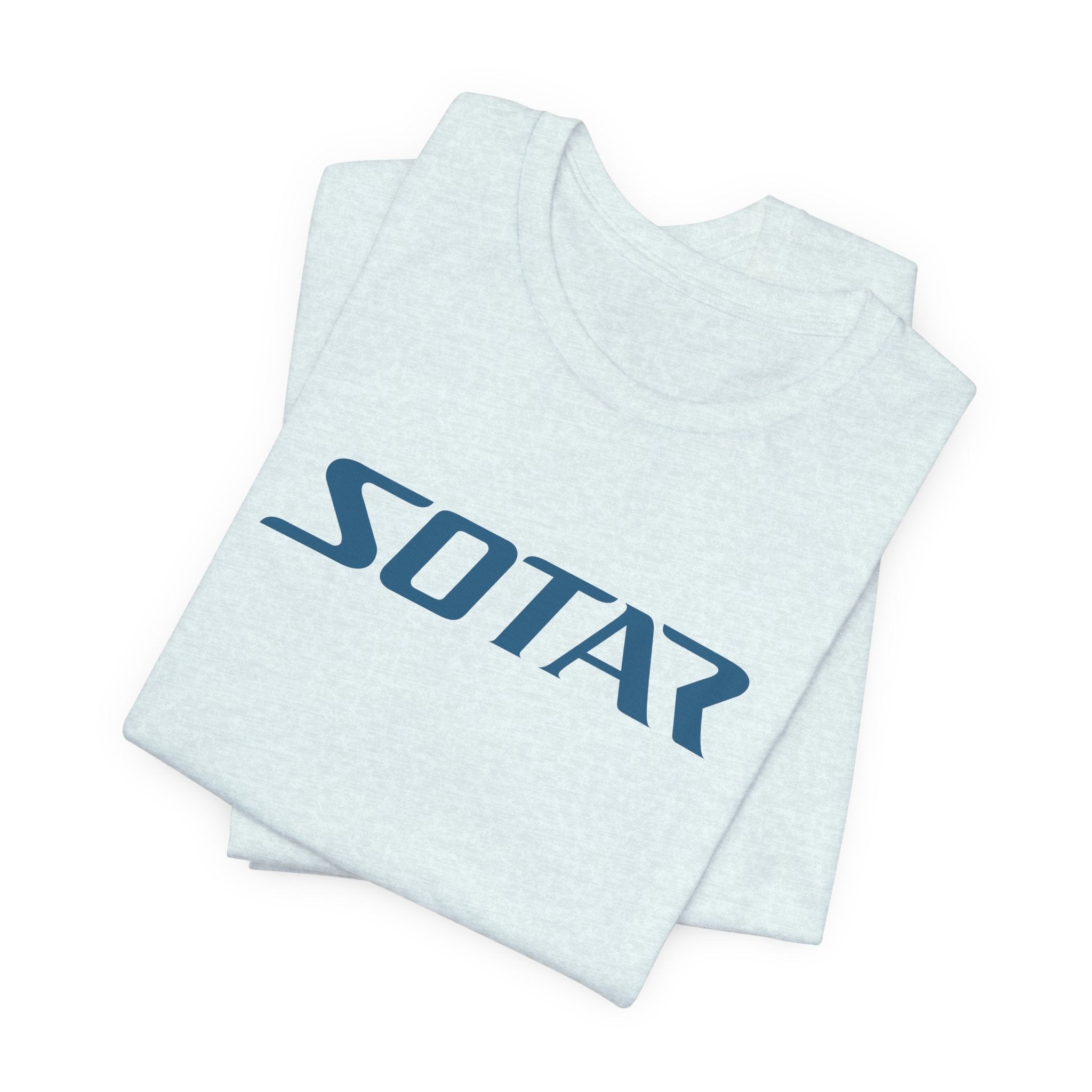 SOTAR Teal LOGO Graphic Tee - Unisex Casual T-Shirt, Everyday Outdoor