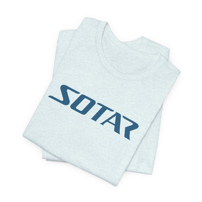 SOTAR Teal LOGO Graphic Tee - Unisex Casual T-Shirt, Everyday Outdoor