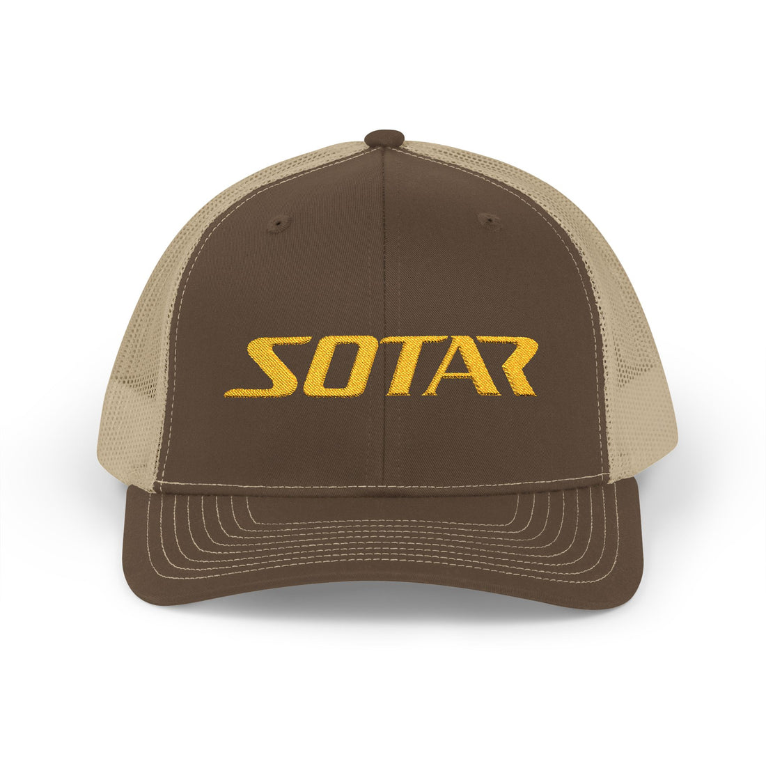 Snapback Trucker Cap - Yellow Logo