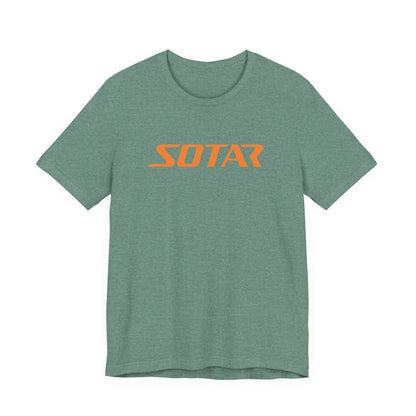 SOTAR Orange LOGO Graphic Tee - Unisex Casual T-Shirt, Everyday Outdoor