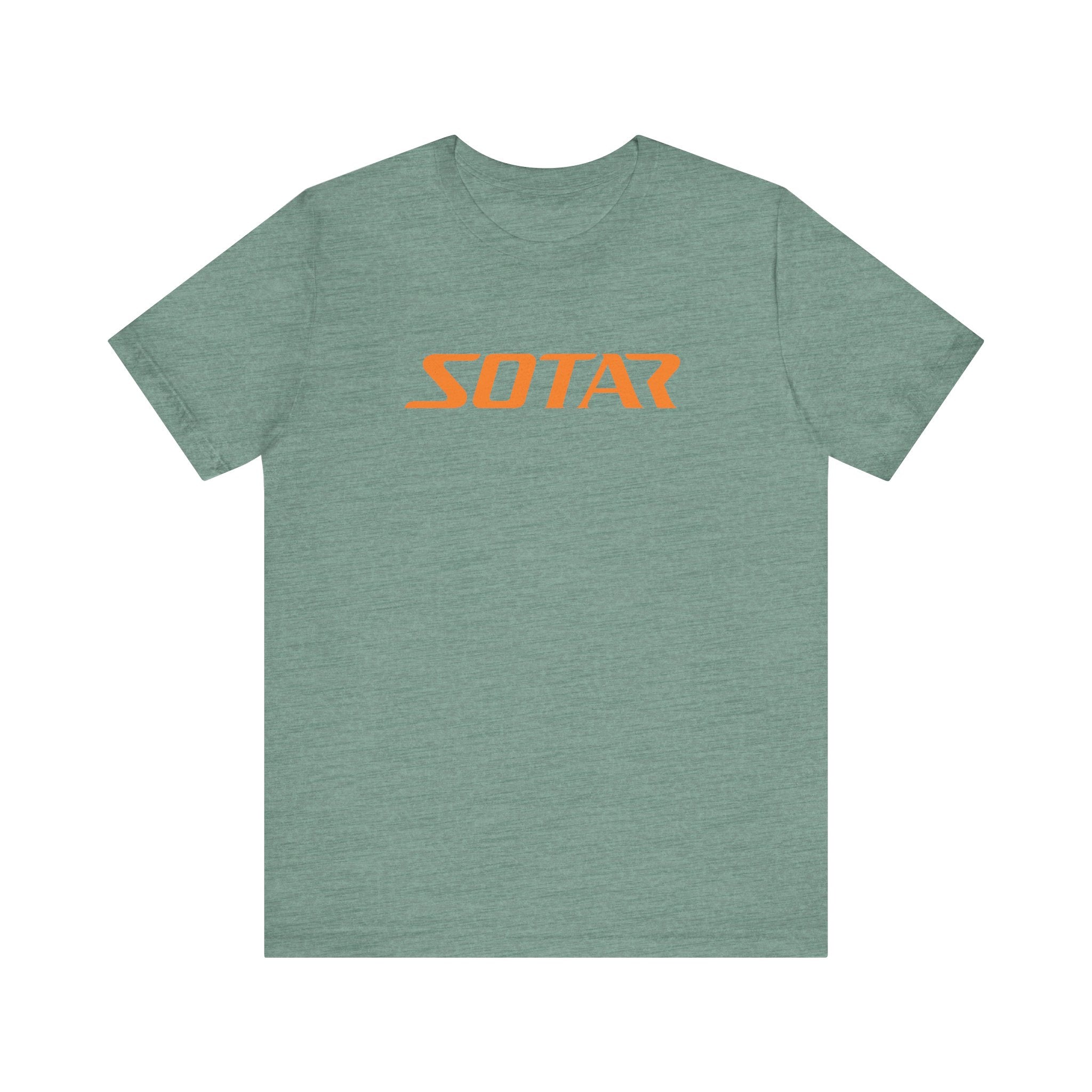 SOTAR Orange LOGO Graphic Tee - Unisex Casual T-Shirt, Everyday Outdoor