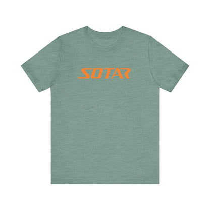 SOTAR Orange LOGO Graphic Tee - Unisex Casual T-Shirt, Everyday Outdoor