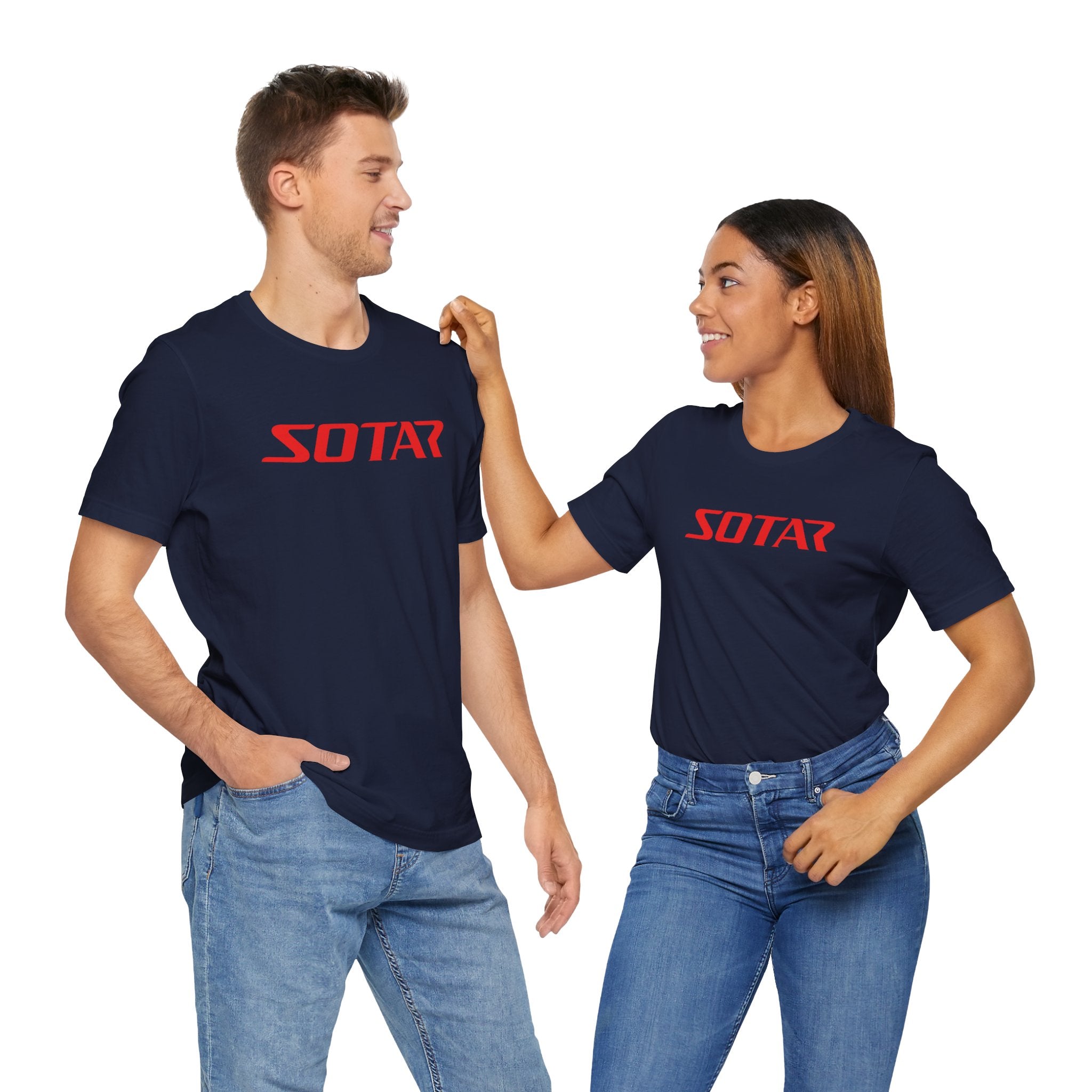 SOTAR Red LOGO Graphic Tee - Unisex Casual T-Shirt, Everyday Outdoor
