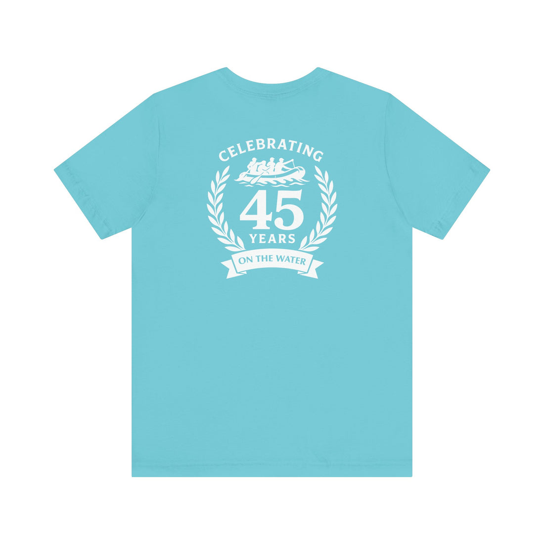 SOTAR White Logo Celebrating 45 Years Unisex Tee, Commemorative Shirt, Whitewater Rafting Anniversary T-Shirt