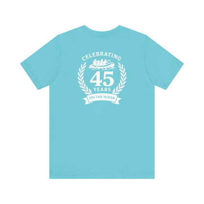 SOTAR White Logo Celebrating 45 Years Unisex Tee, Commemorative Shirt, Whitewater Rafting Anniversary T-Shirt
