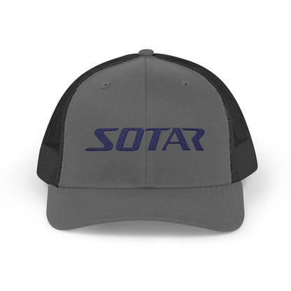 Snapback Trucker Cap - Blue Logo
