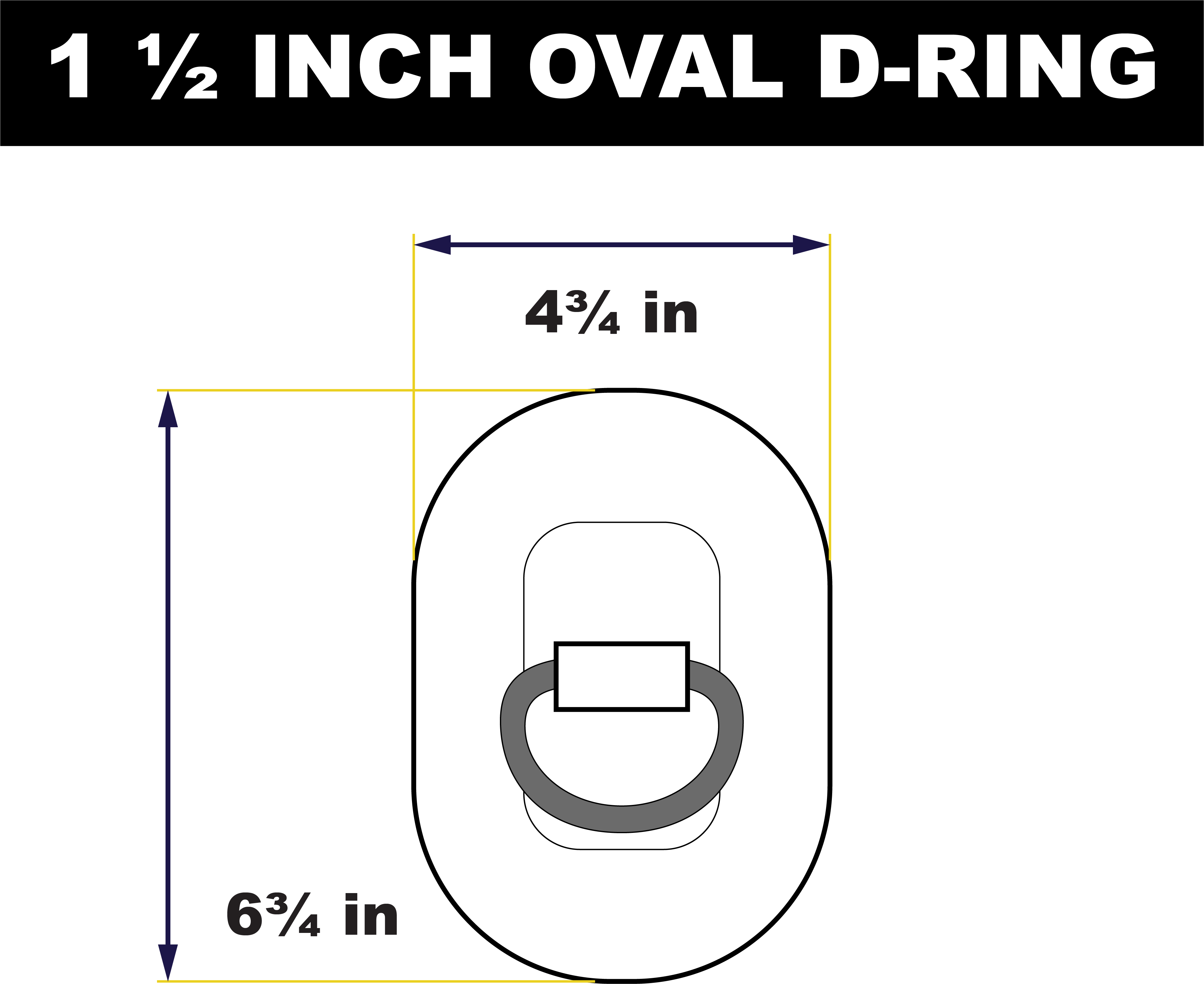 SOTAR OVAL D-RING