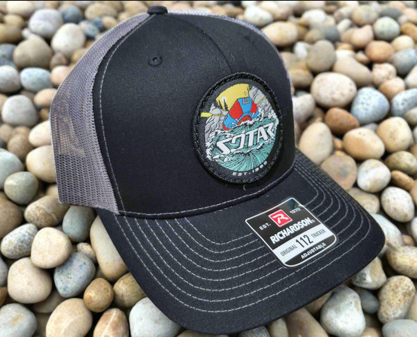 SOTAR Patch Hat-Clothing-Custom Patch Hats-Black/Grey-SOTAR