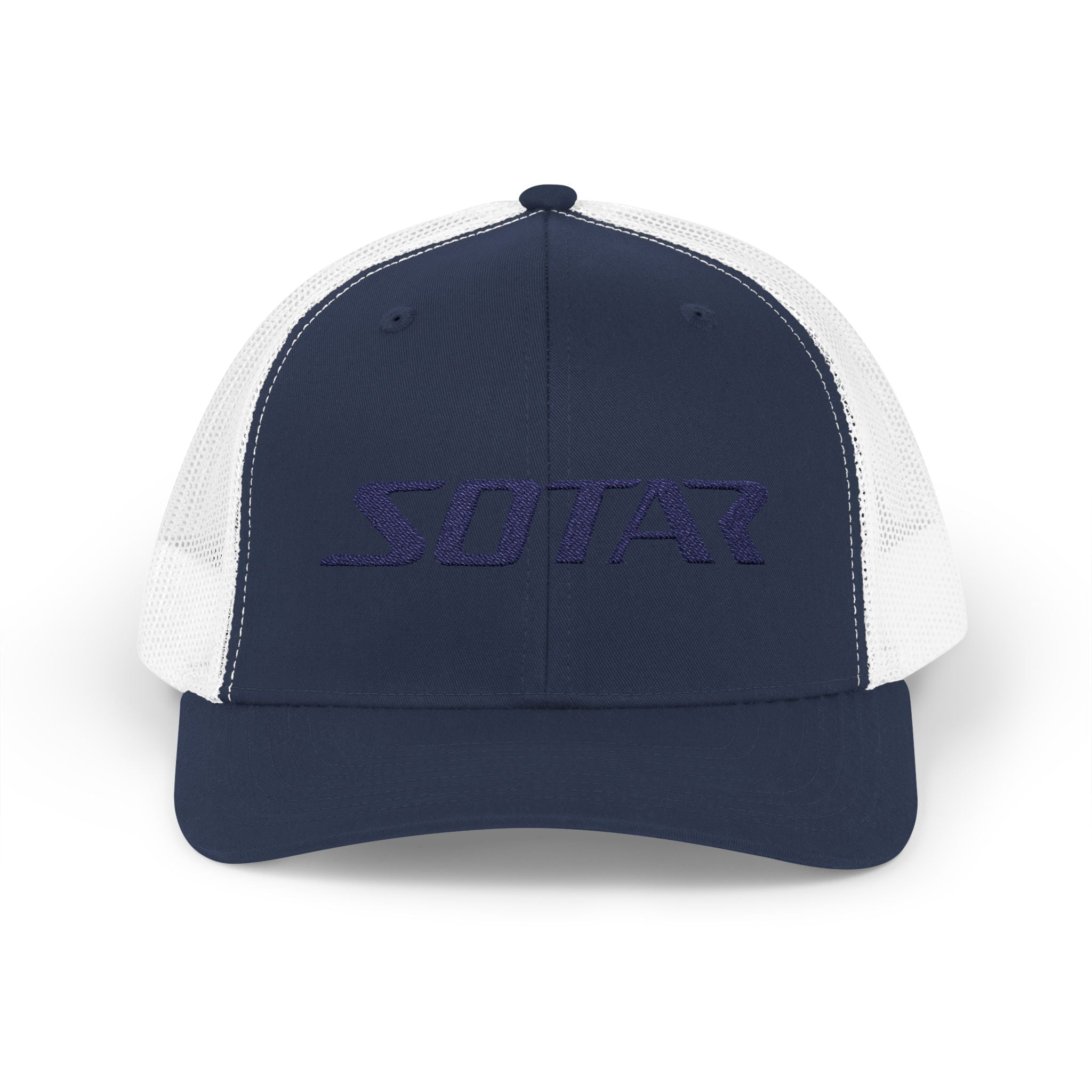 Snapback Trucker Cap - Blue Logo