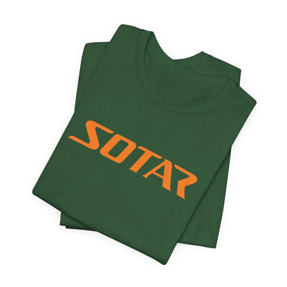 SOTAR Orange LOGO Graphic Tee - Unisex Casual T-Shirt, Everyday Outdoor