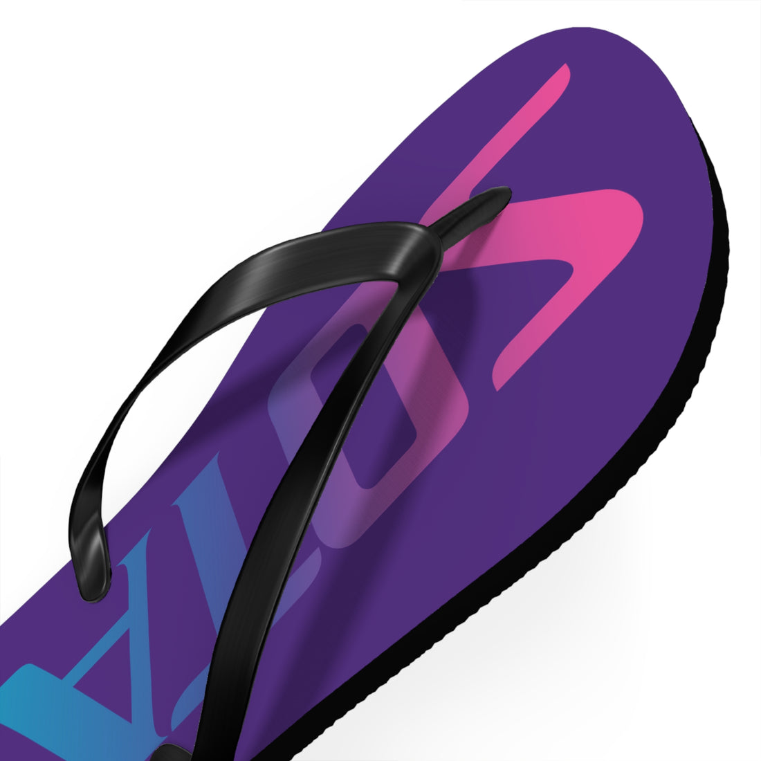 SOTAR Pink Teal Logo Purple Flip Flops Sandals Summer River Water Wear