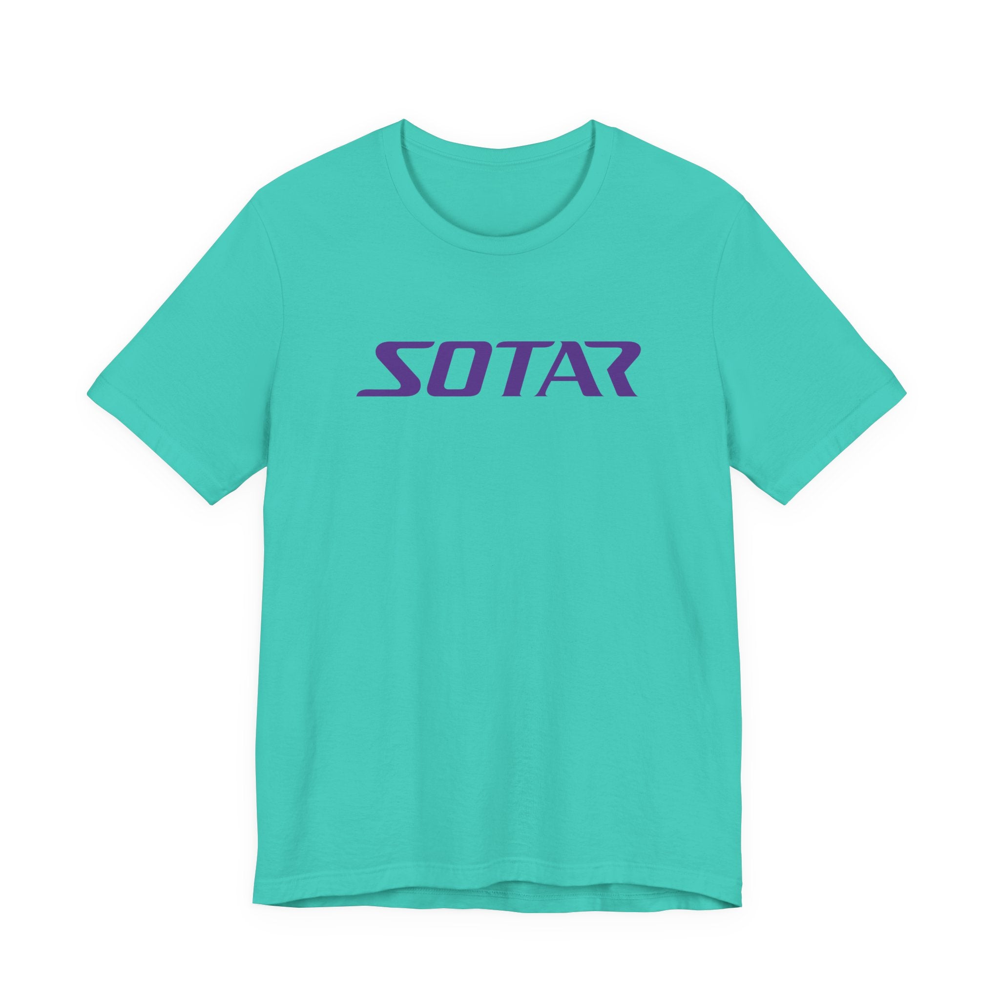 SOTAR Purple LOGO Graphic Tee - Unisex Casual T-Shirt, Everyday Outdoor