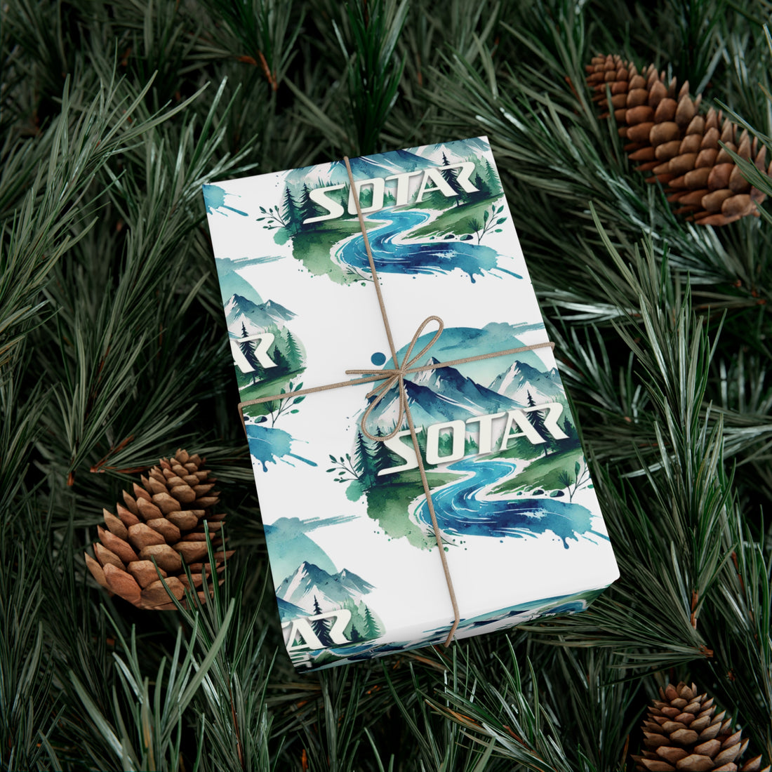 Wrapping Papers for Outdoorsy Folks - Watercolor 201