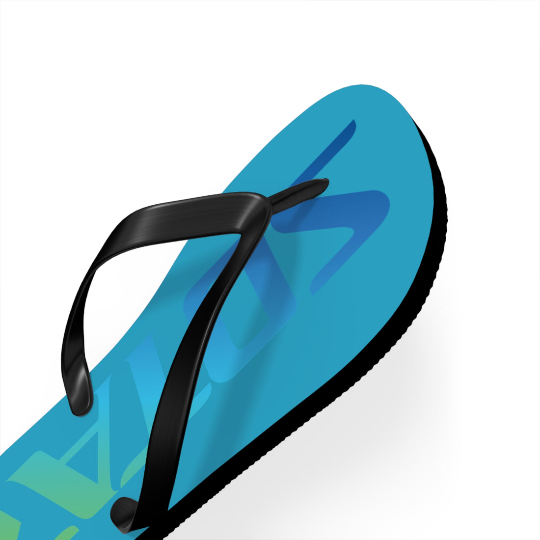 SOTAR Ocean Logo Teal Flip Flops Sandals Summer River Water Wear