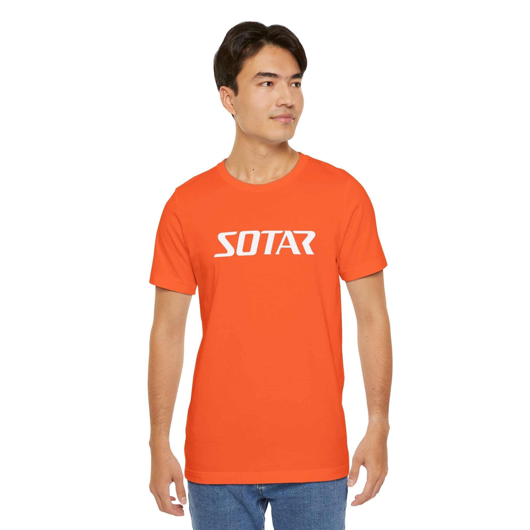 SOTAR White LOGO Graphic Tee - Unisex Casual T-Shirt, Everyday Outdoor