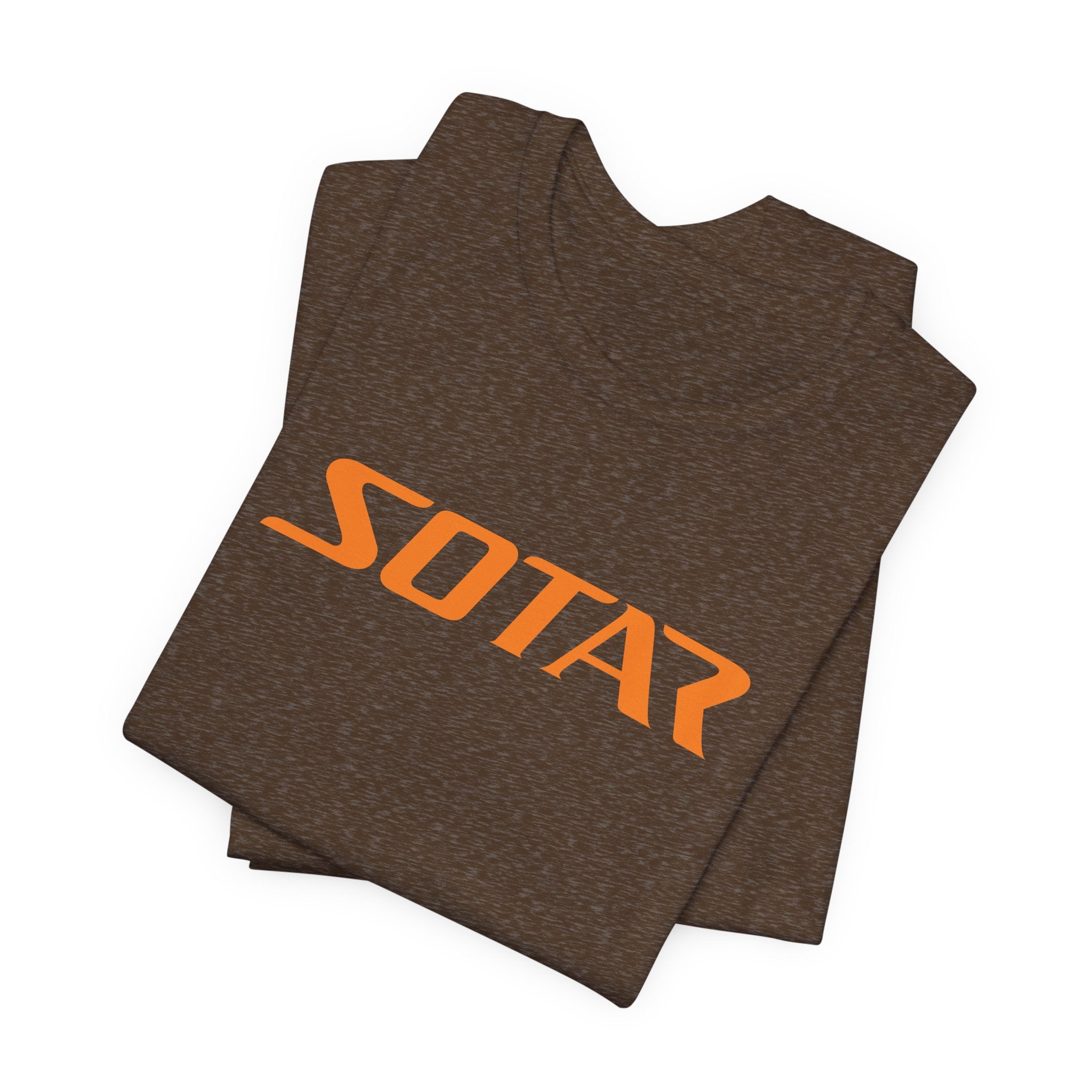 SOTAR Orange LOGO Graphic Tee - Unisex Casual T-Shirt, Everyday Outdoor