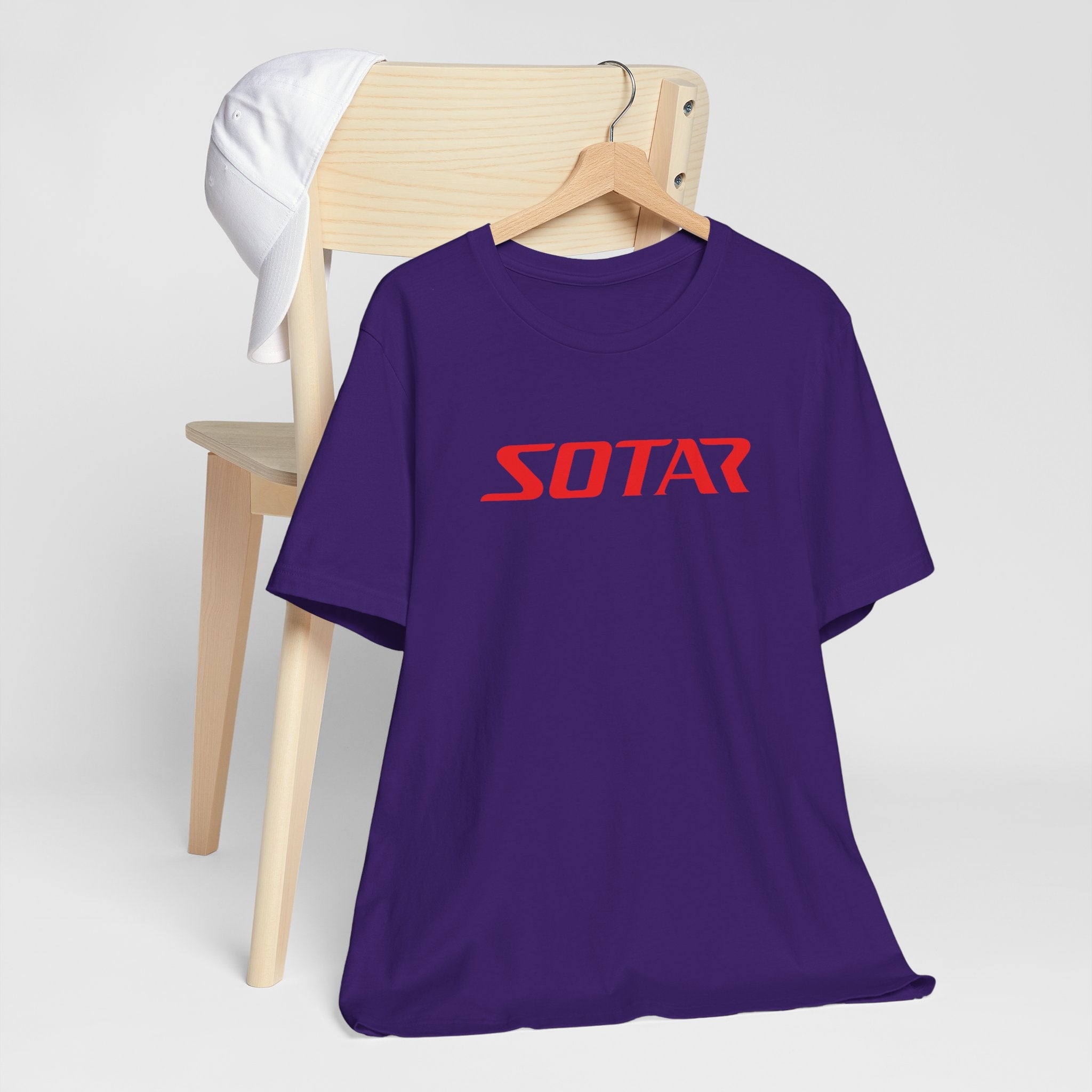 SOTAR Red LOGO Graphic Tee - Unisex Casual T-Shirt, Everyday Outdoor