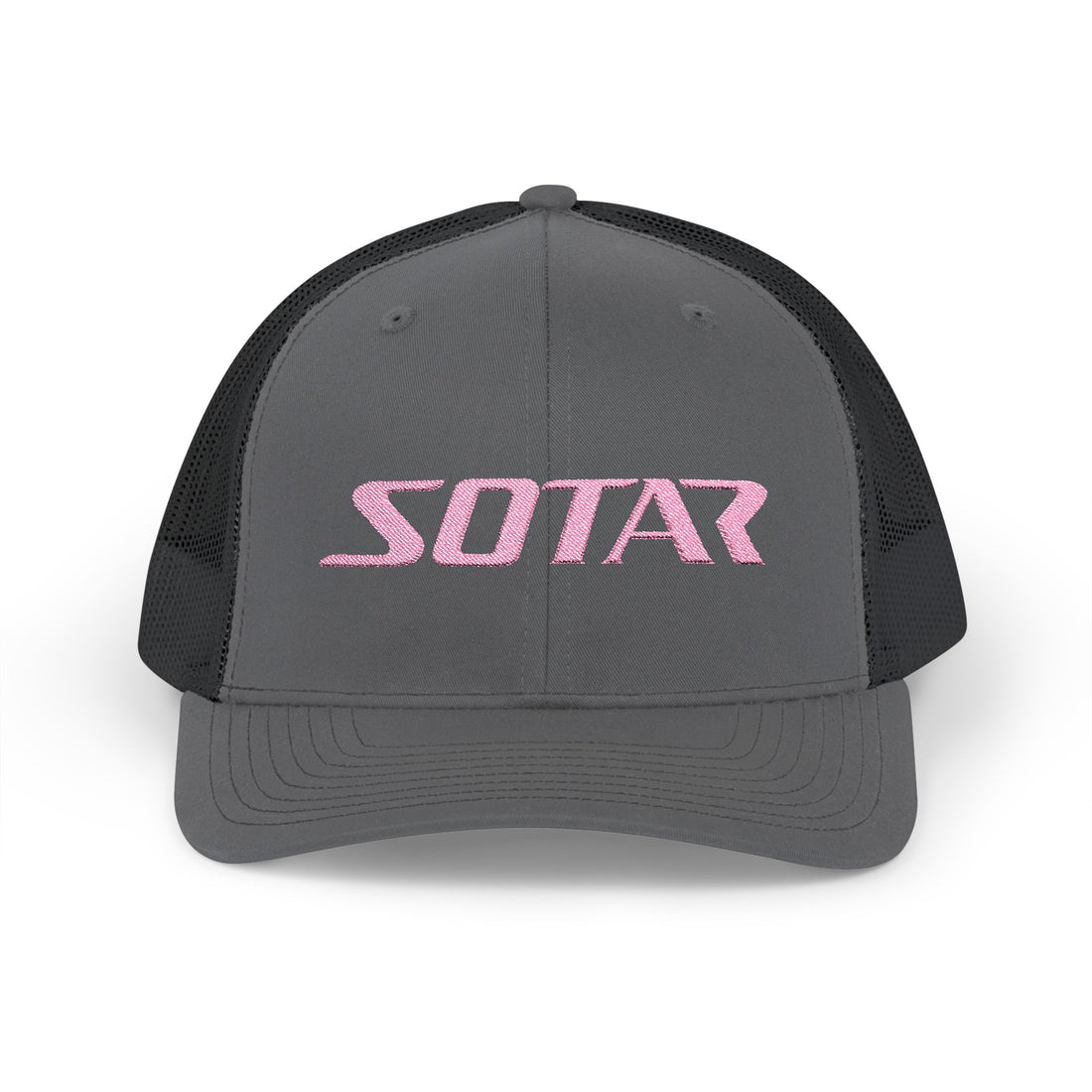 Snapback Trucker Cap - Pink Logo