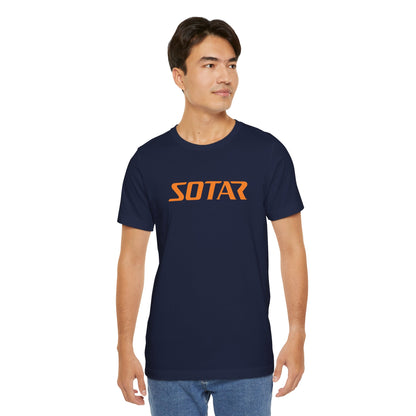 SOTAR Orange LOGO Graphic Tee - Unisex Casual T-Shirt, Everyday Outdoor