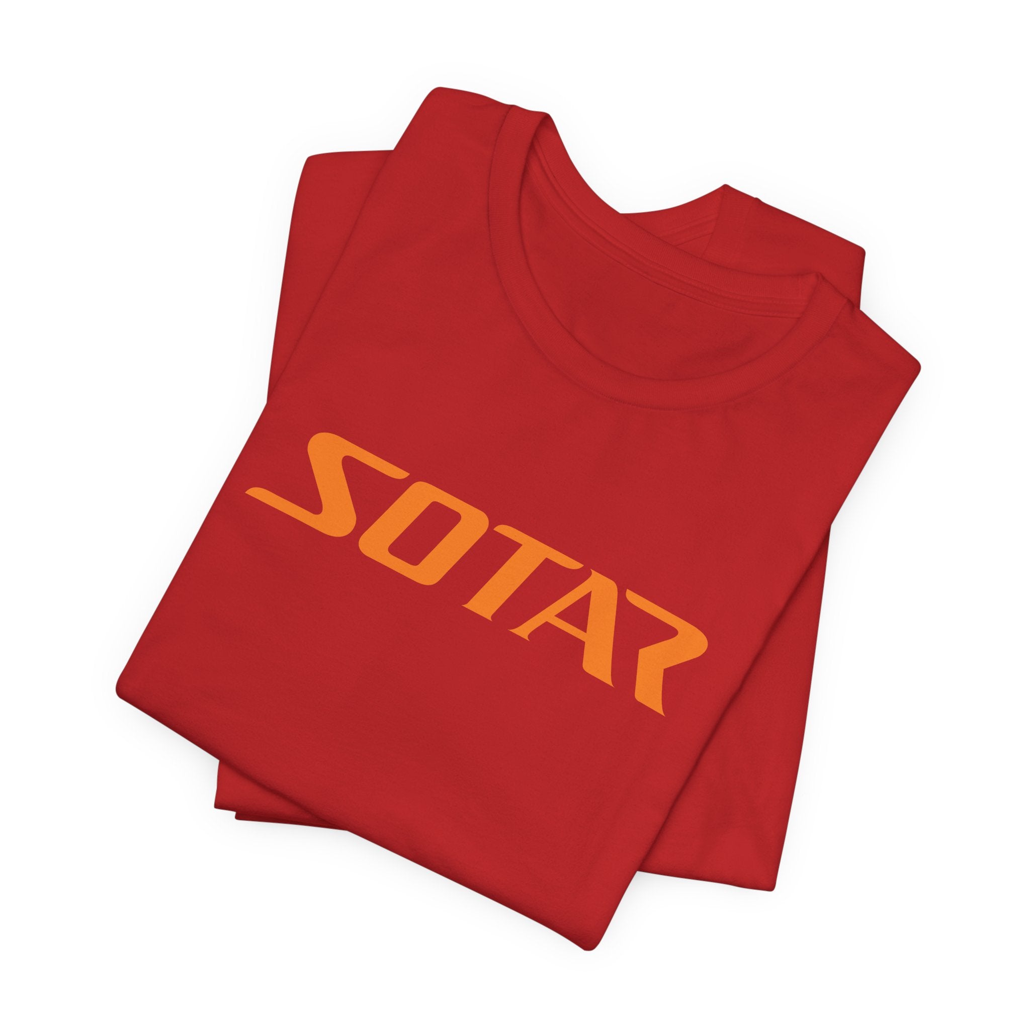 SOTAR Orange LOGO Graphic Tee - Unisex Casual T-Shirt, Everyday Outdoor