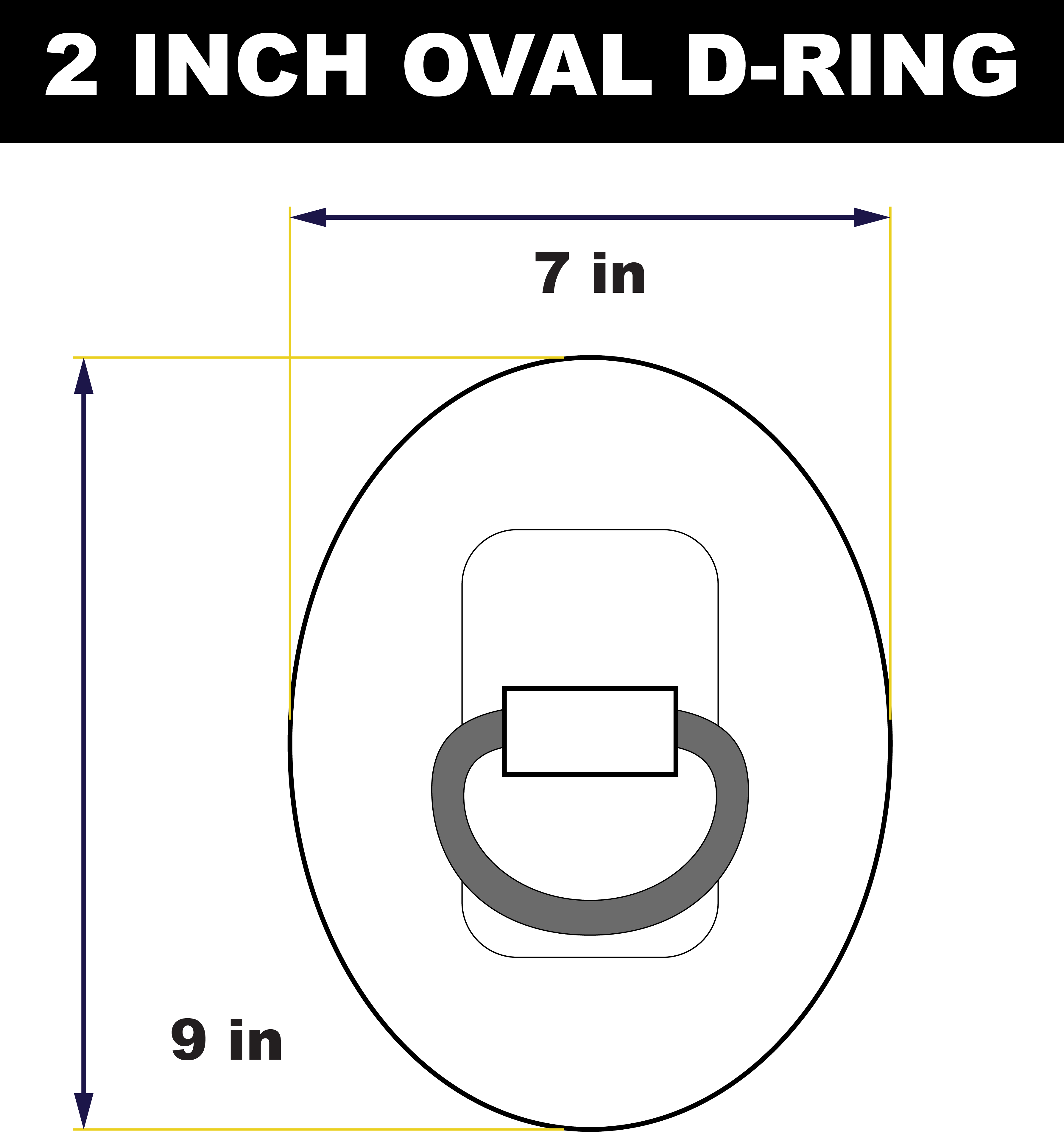 SOTAR OVAL D-RING