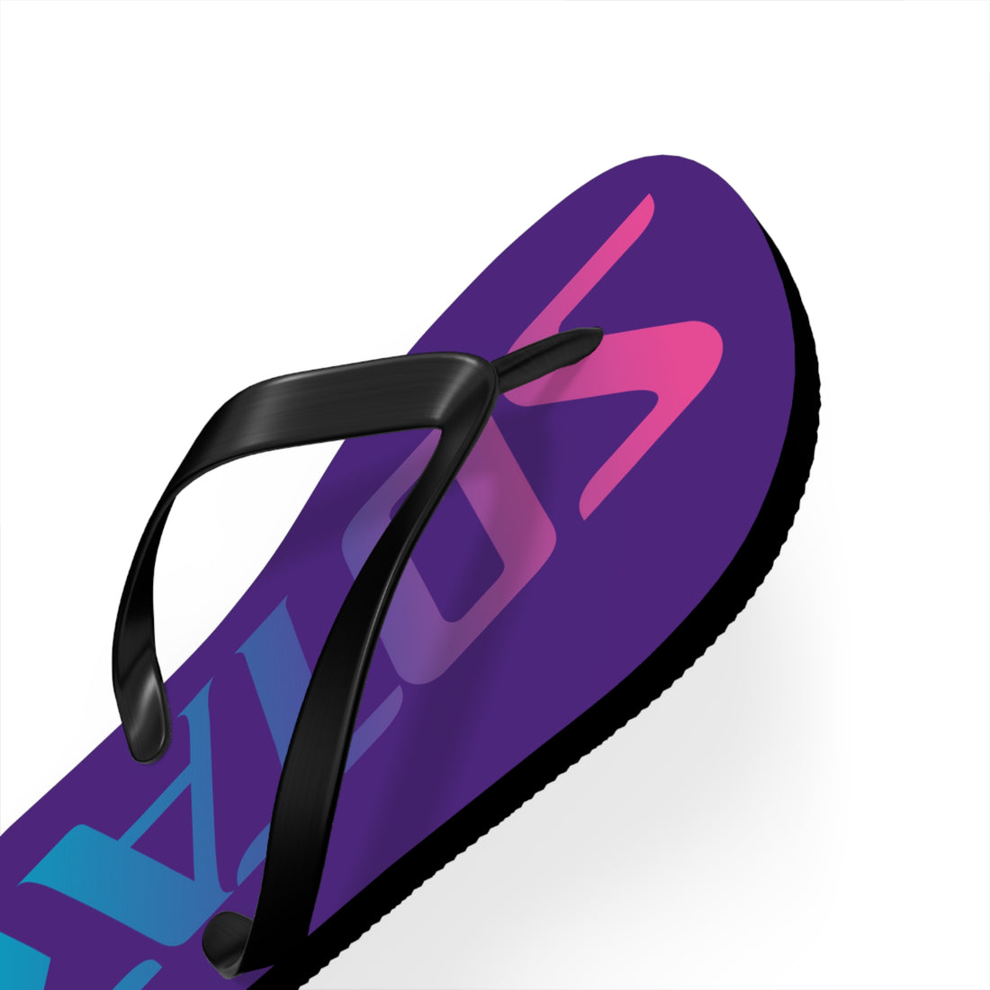 SOTAR Pink Teal Logo Purple Flip Flops Sandals Summer River Water Wear