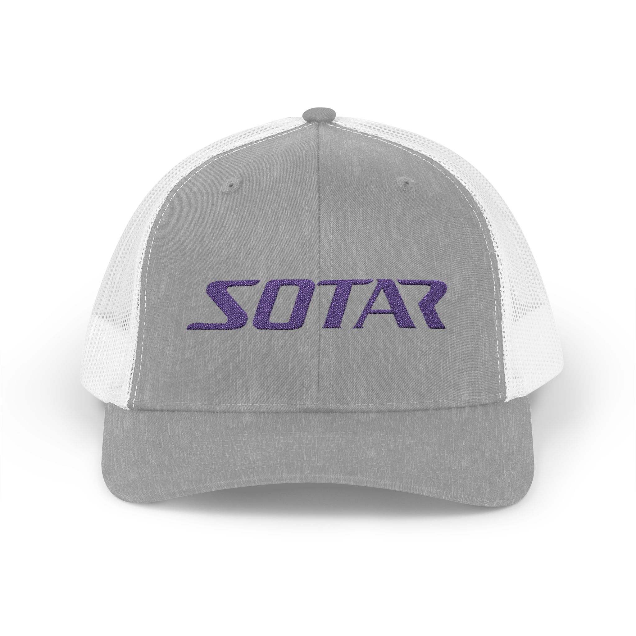 Snapback Trucker Cap - Purple Logo
