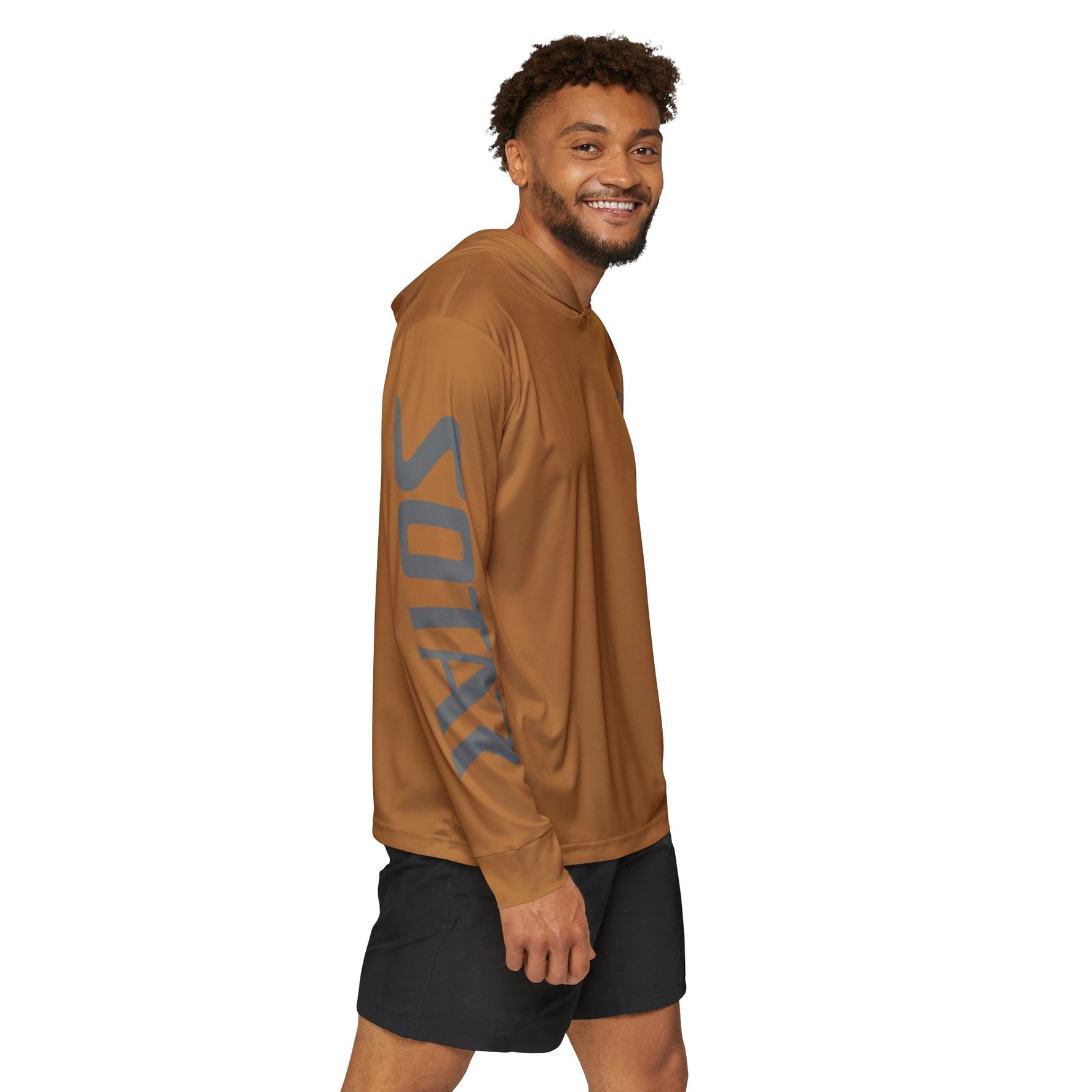 Brown SOTAR Men's UPF 50+ Sun Shirt