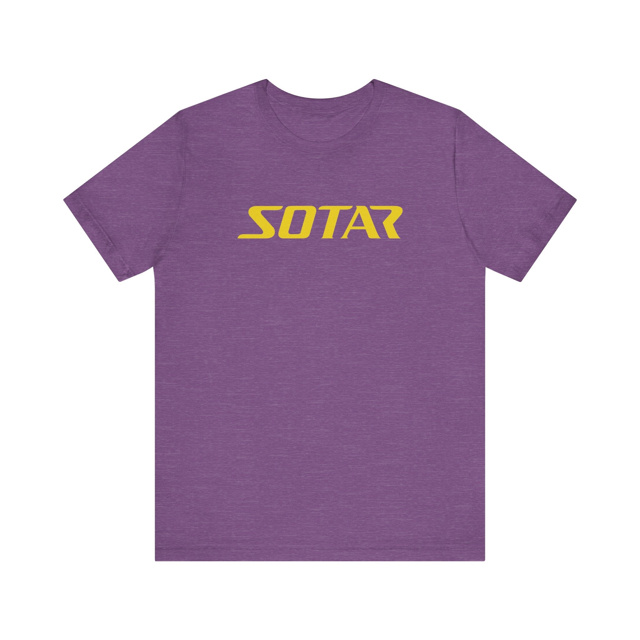 SOTAR Yellow LOGO Graphic Tee - Unisex Casual T-Shirt, Everyday Outdoor