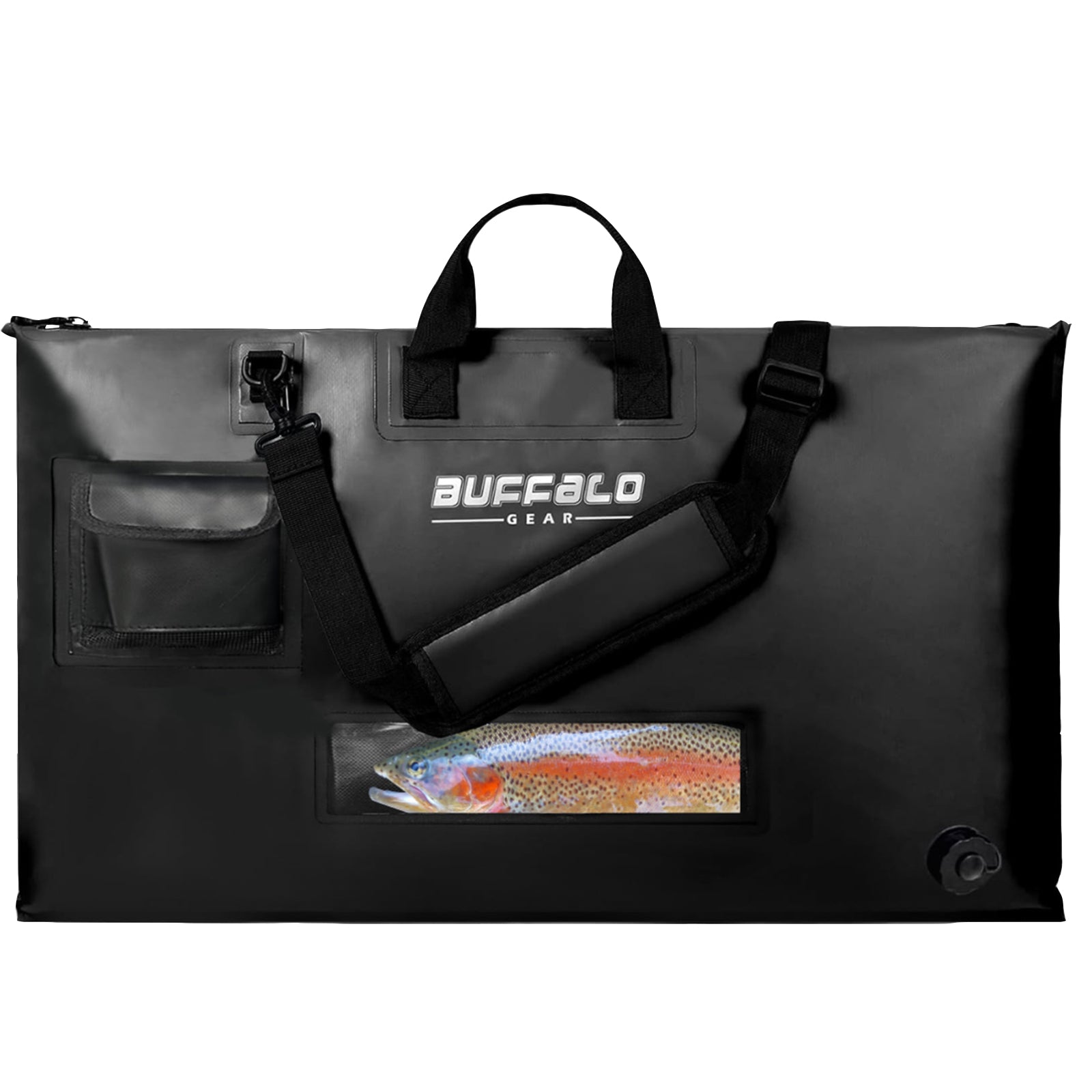 32'' Waterproof Fish Bag With Aerator Pocket for Live Bait – SOTAR