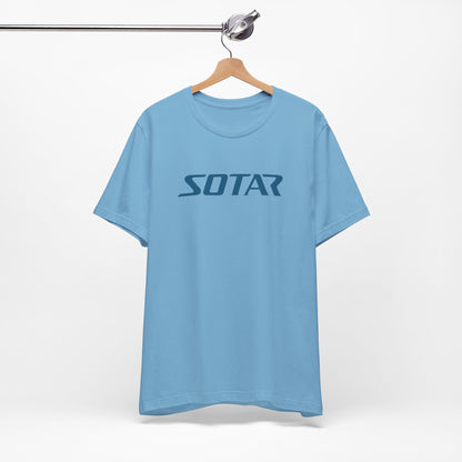 SOTAR Teal LOGO Graphic Tee - Unisex Casual T-Shirt, Everyday Outdoor