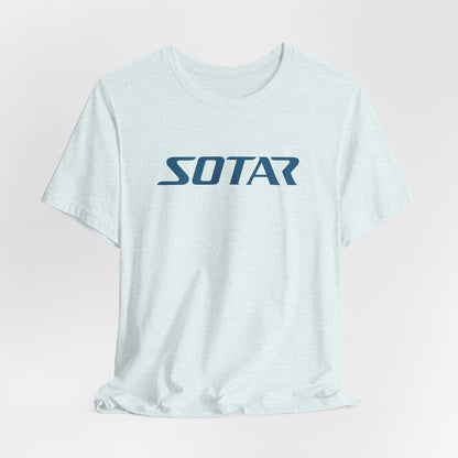 SOTAR Teal LOGO Graphic Tee - Unisex Casual T-Shirt, Everyday Outdoor