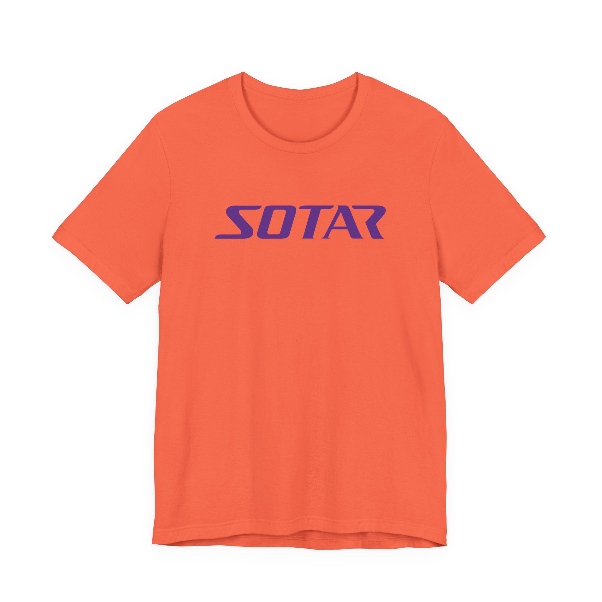 SOTAR Purple LOGO Graphic Tee - Unisex Casual T-Shirt, Everyday Outdoor